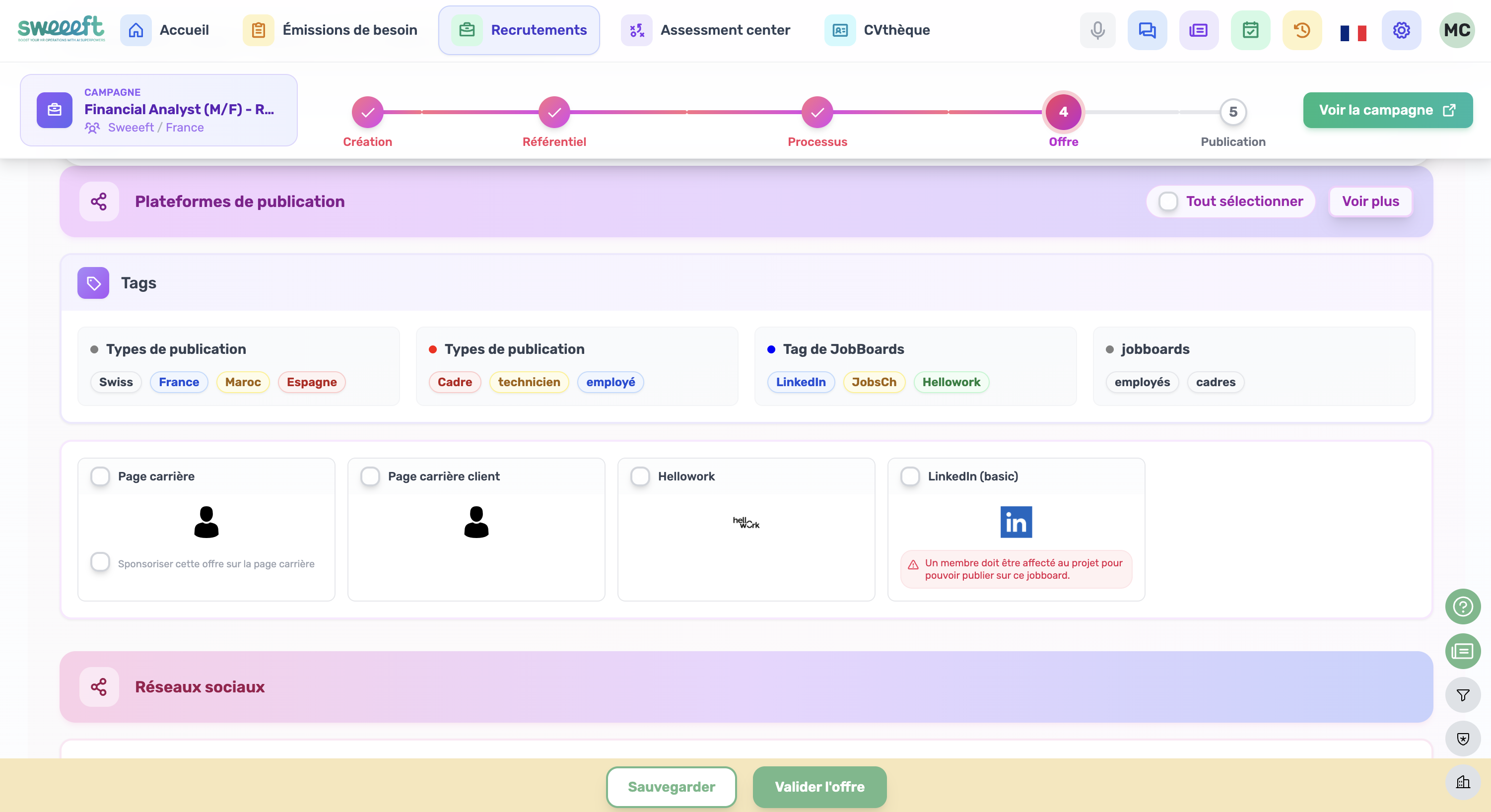 Multi-posting intelligent — diffusion automatisée des offres